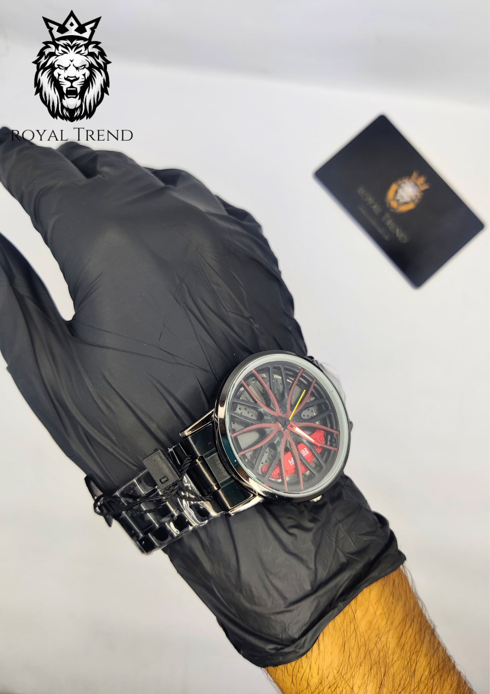 FERRARI WATCH ROTATING DIAL  DESIGNE   RT-502