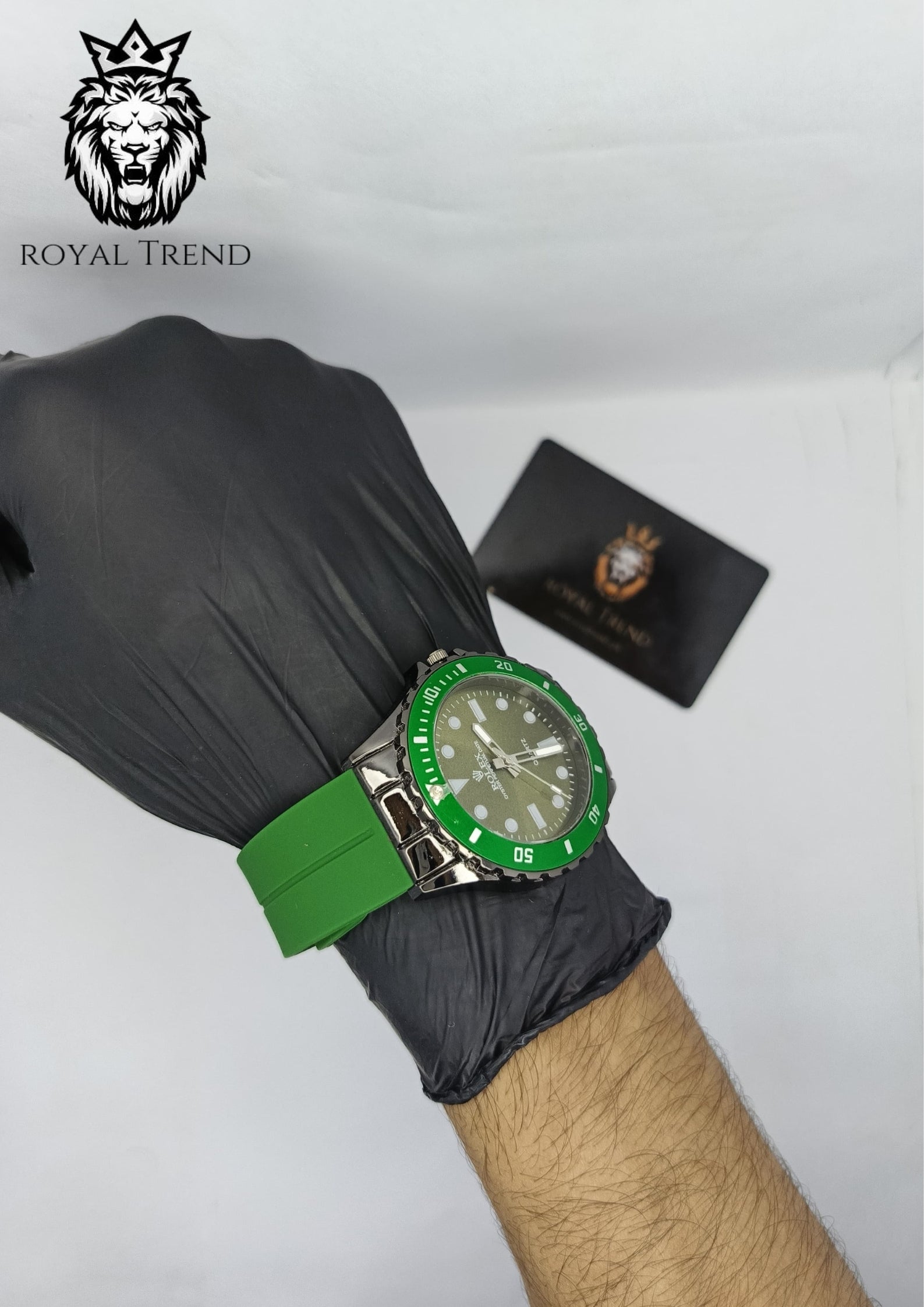 Rolex Men Watch with Silicone Strap     RT-522