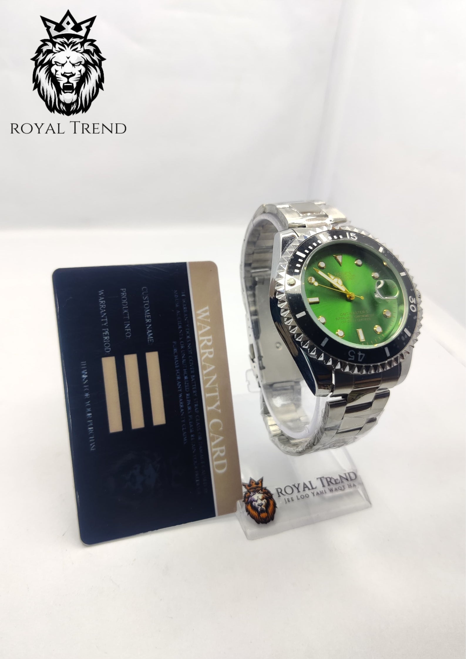 Rolex Submariner "Hulk" – Green Dial &amp; Bezel Steel Men's Watch   RT-505