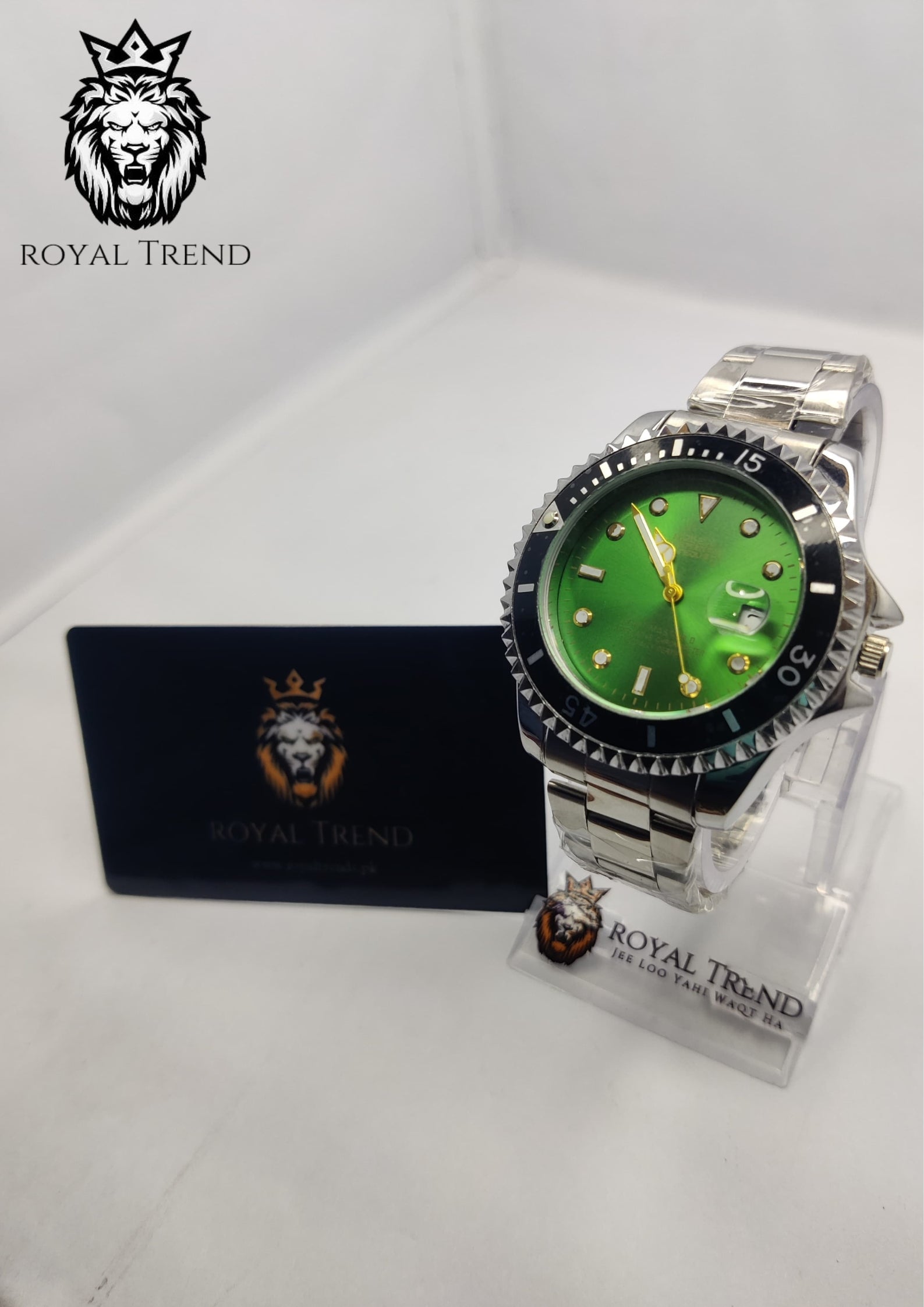 Rolex Submariner "Hulk" – Green Dial &amp; Bezel Steel Men's Watch   RT-505