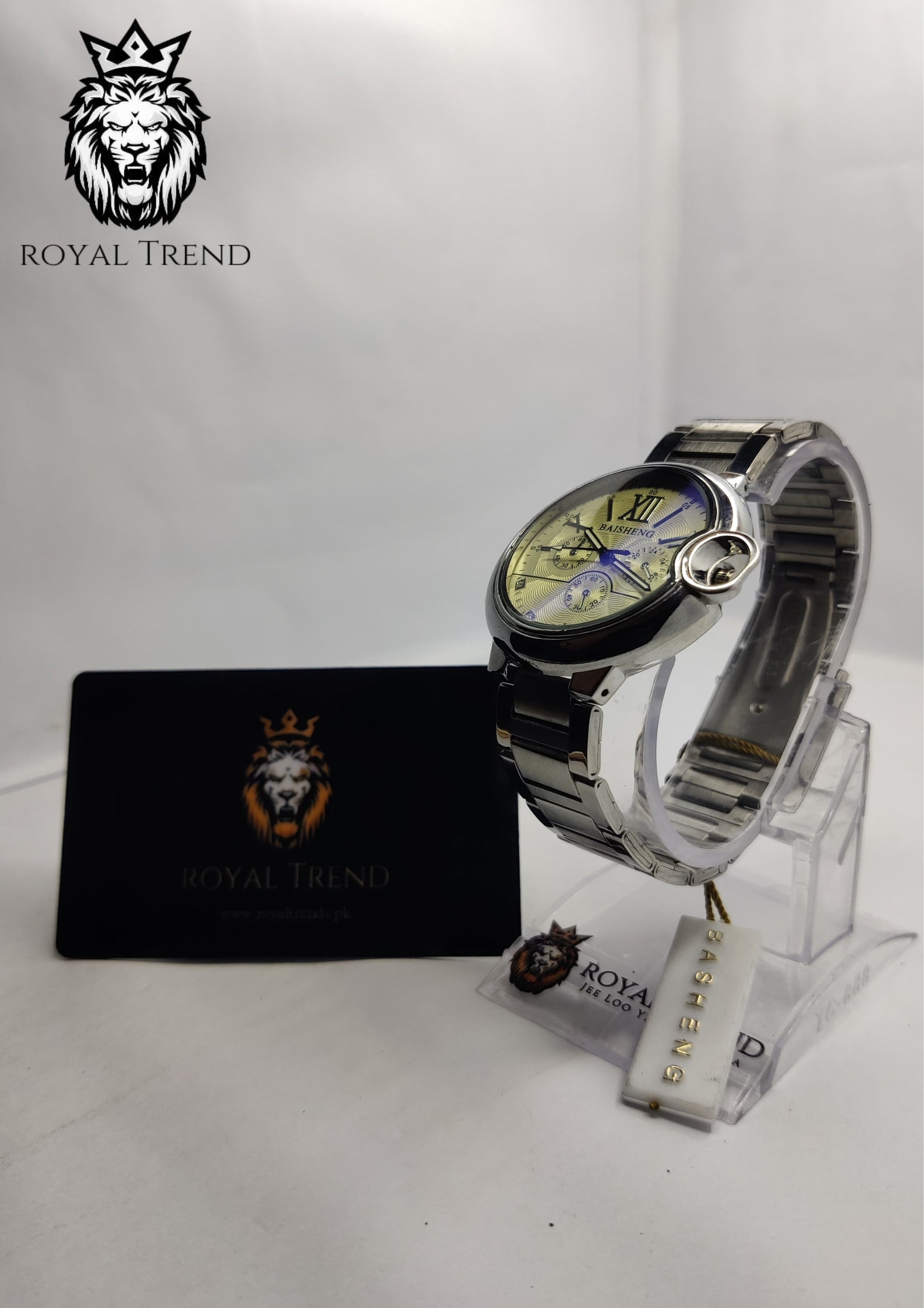 Baisheng Watch – Silver Dial     RT-512
