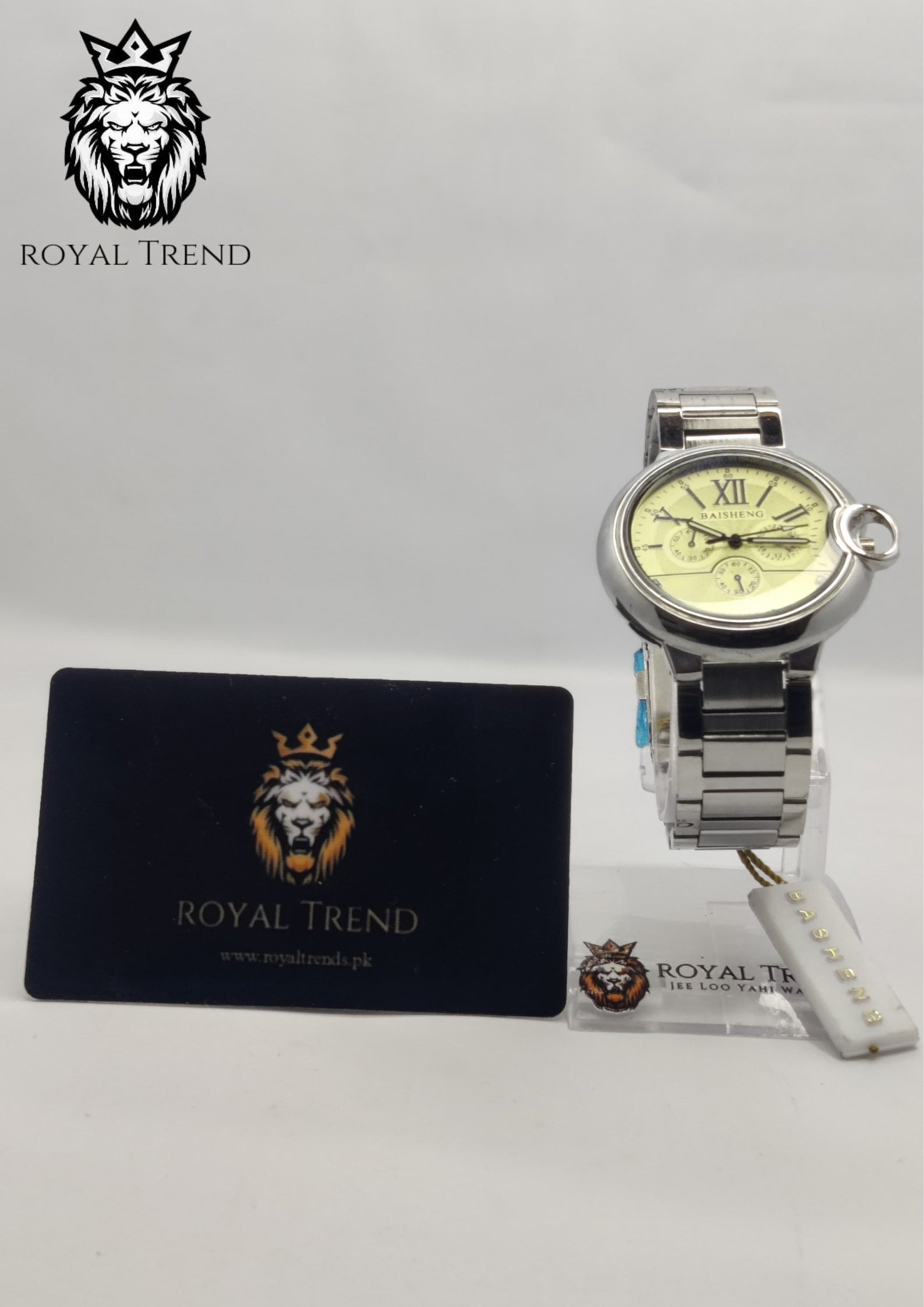 Baisheng Watch – Silver Dial     RT-512