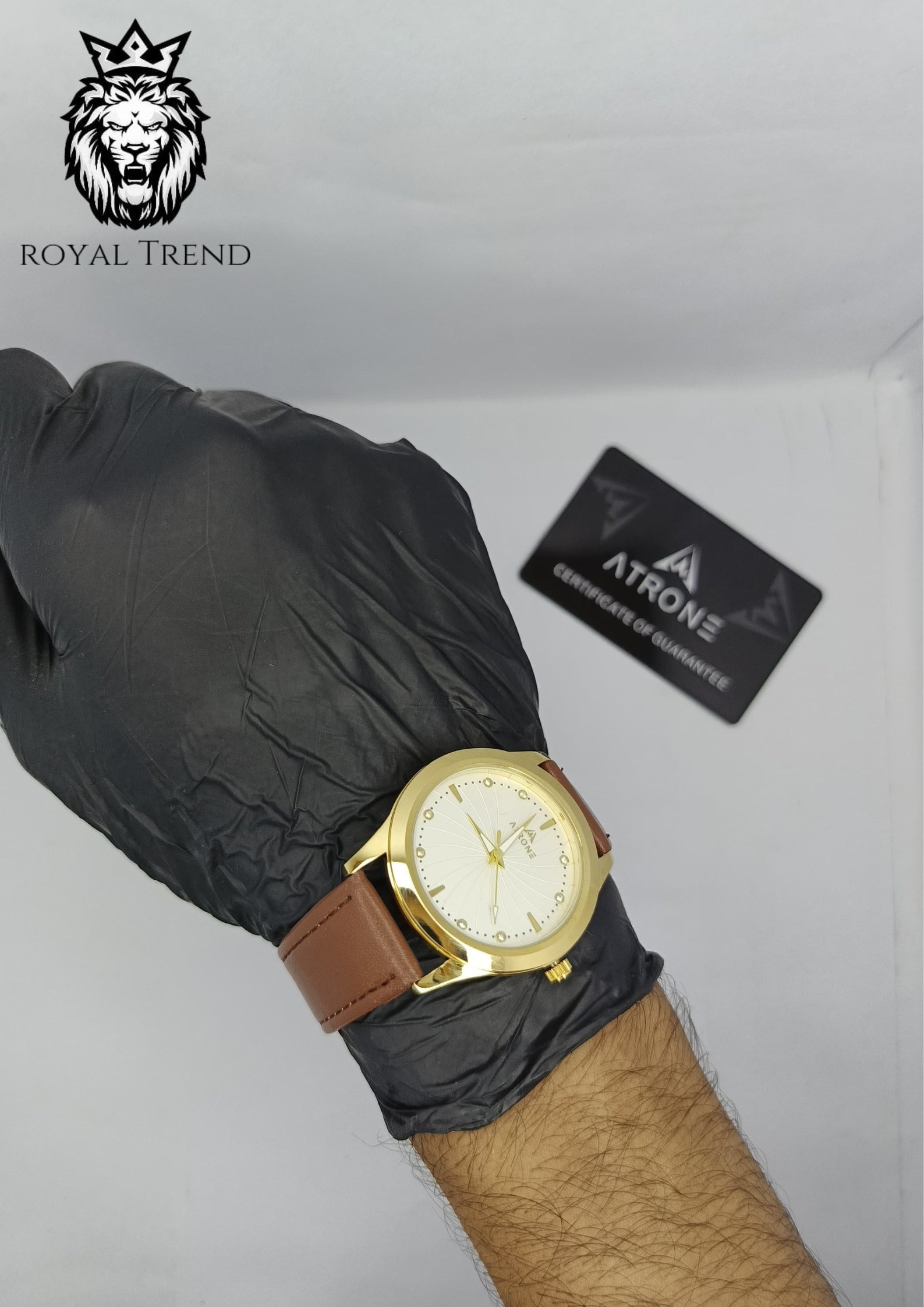 Atrone Watch – Leather Strap &amp; Premium Quality      RT-520