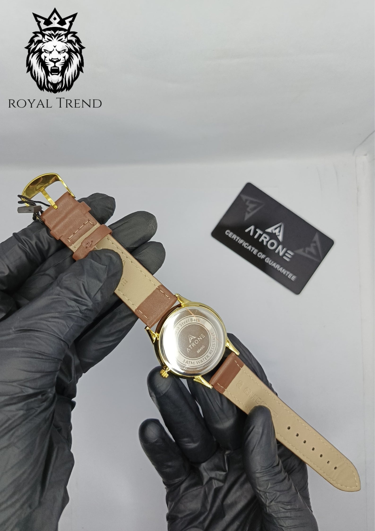 Atrone Watch – Leather Strap &amp; Premium Quality      RT-520