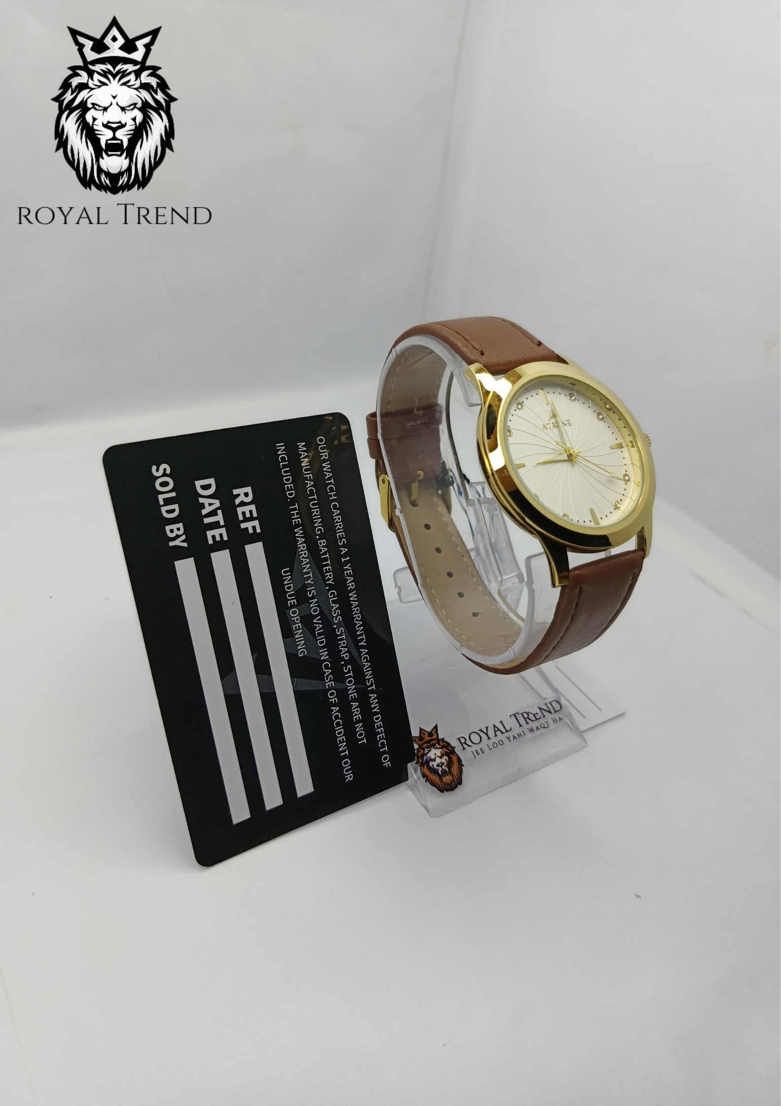 Atrone Watch – Leather Strap &amp; Premium Quality      RT-520