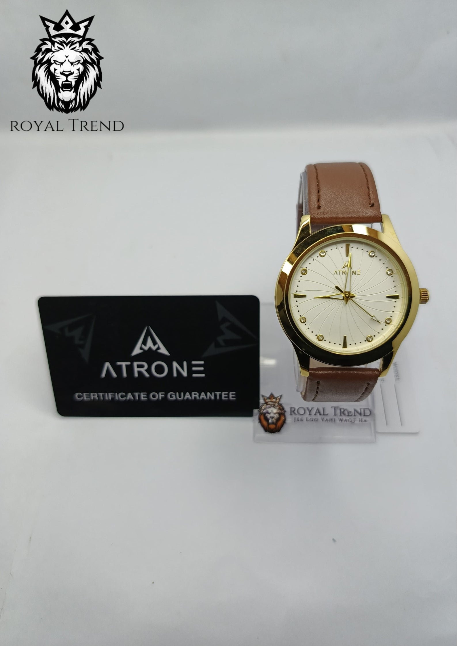Atrone Watch – Leather Strap &amp; Premium Quality      RT-520