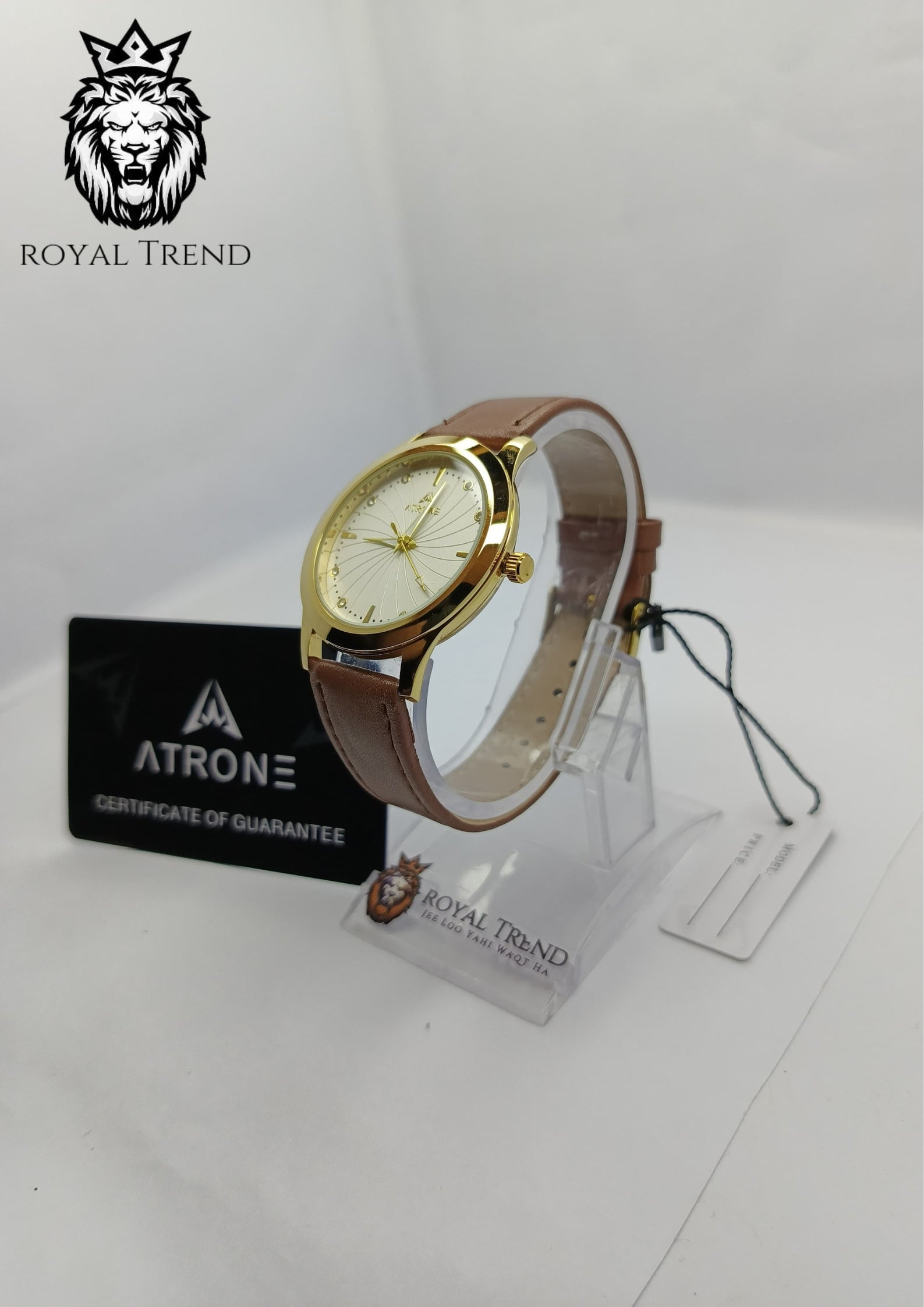 Atrone Watch – Leather Strap &amp; Premium Quality      RT-520