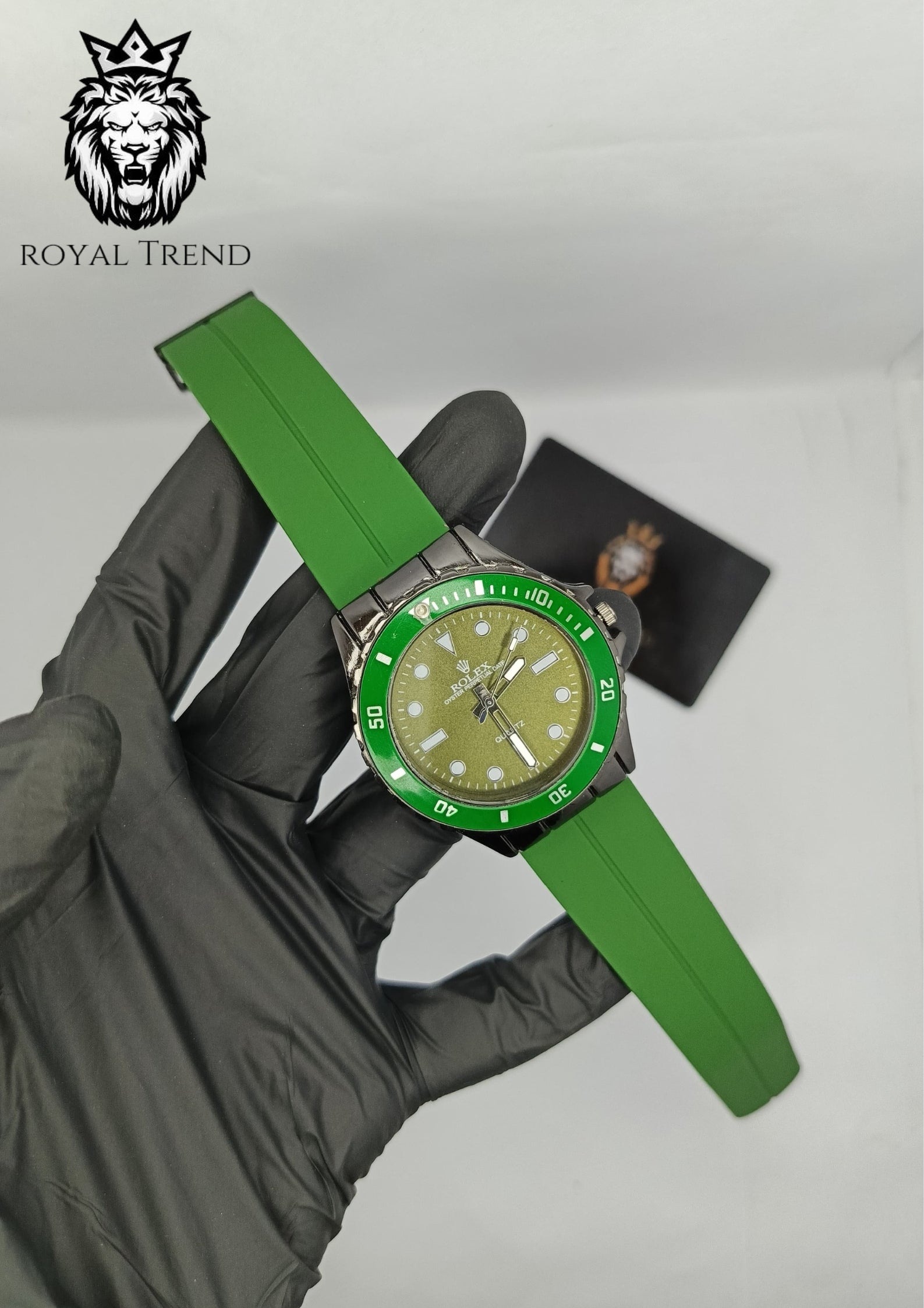 Rolex Men Watch with Silicone Strap     RT-522