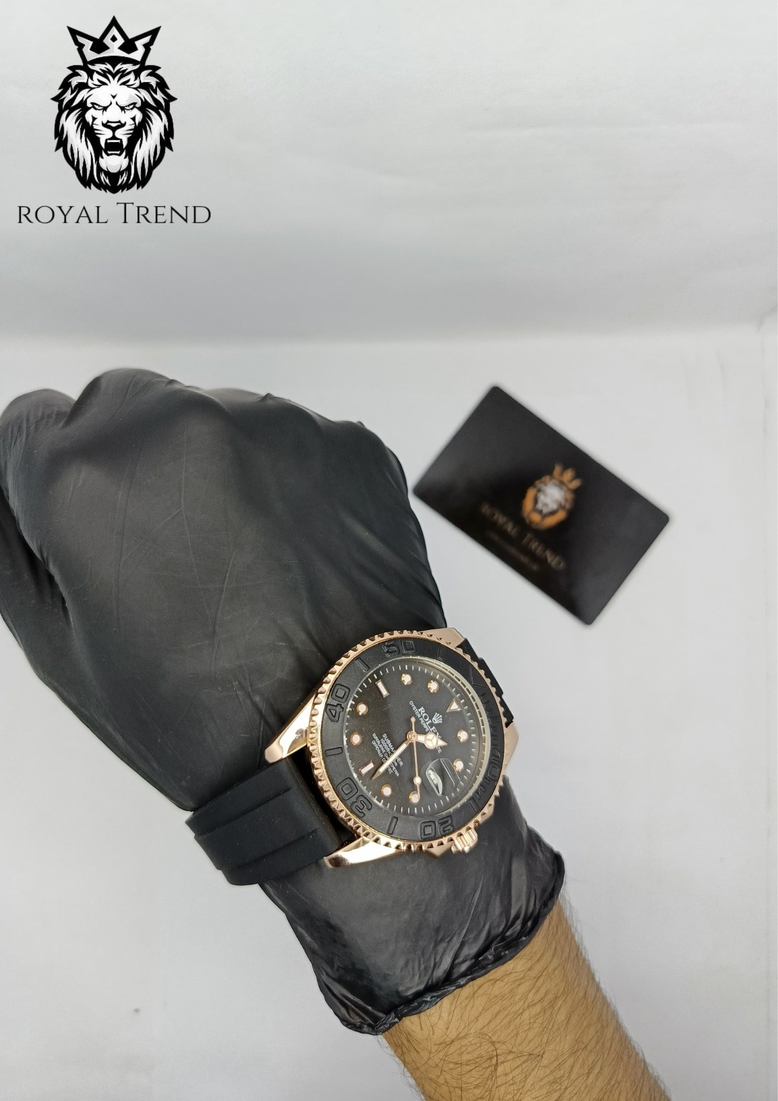 Rolex Men’s Watch – Silicon Strap, Master Lock    RT-523